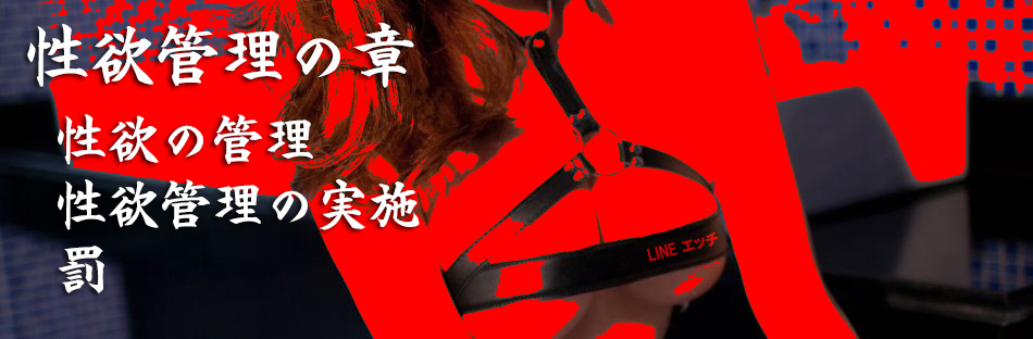 性欲管理の章　管理　実施　罰